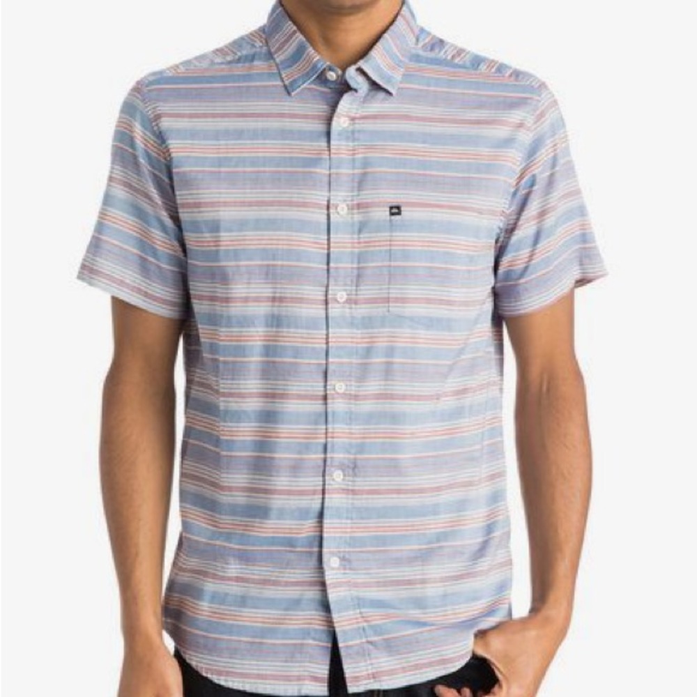 Quicksilver Rifter Stripe Collared Shirt